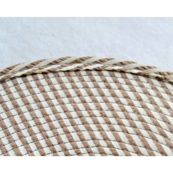 OLEG CASSINI vintage 1960s fab mrs maisel easy-day travel cotton boater brim hat main image 7